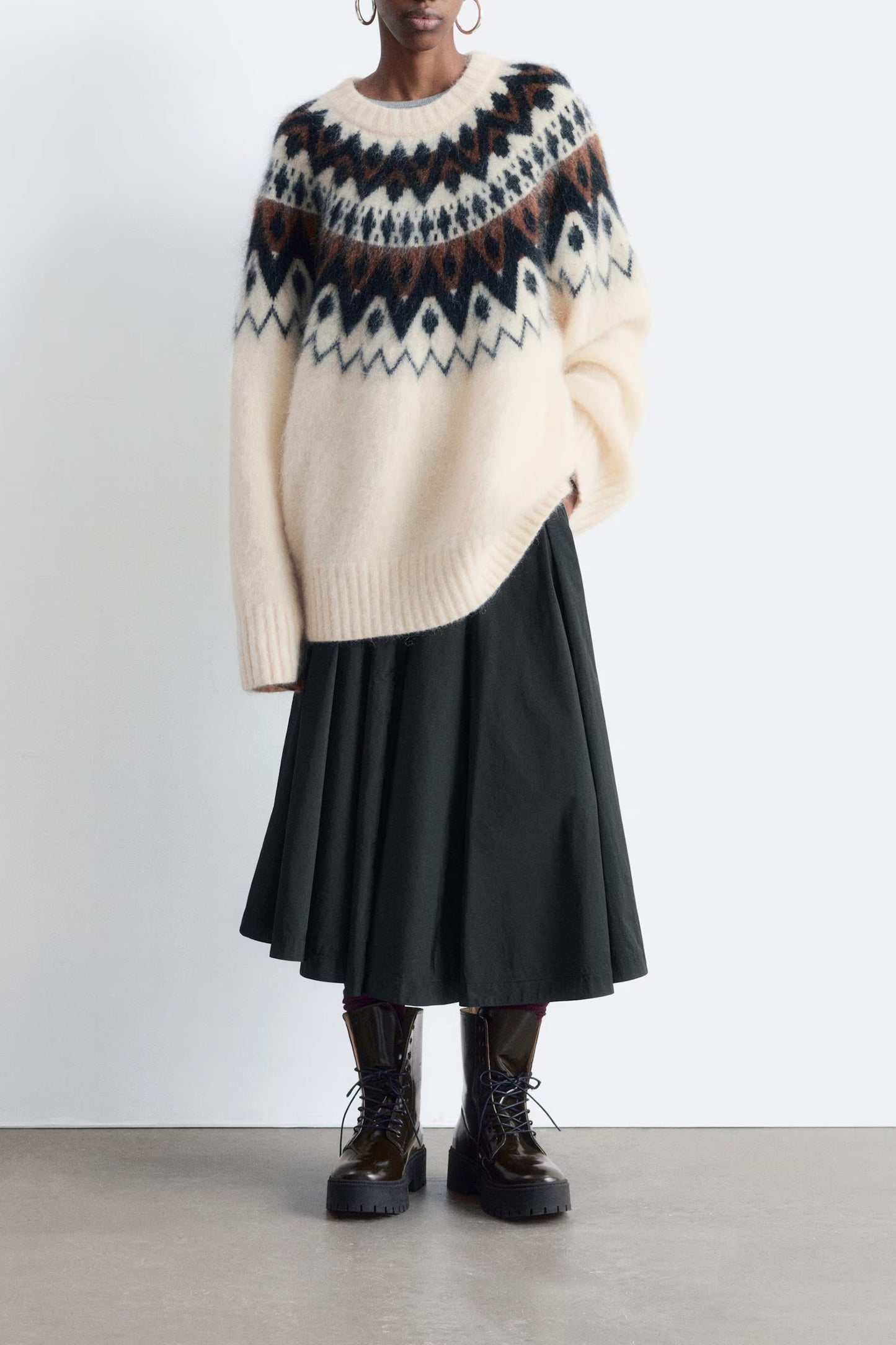Oversized Mohair-blend Jumper