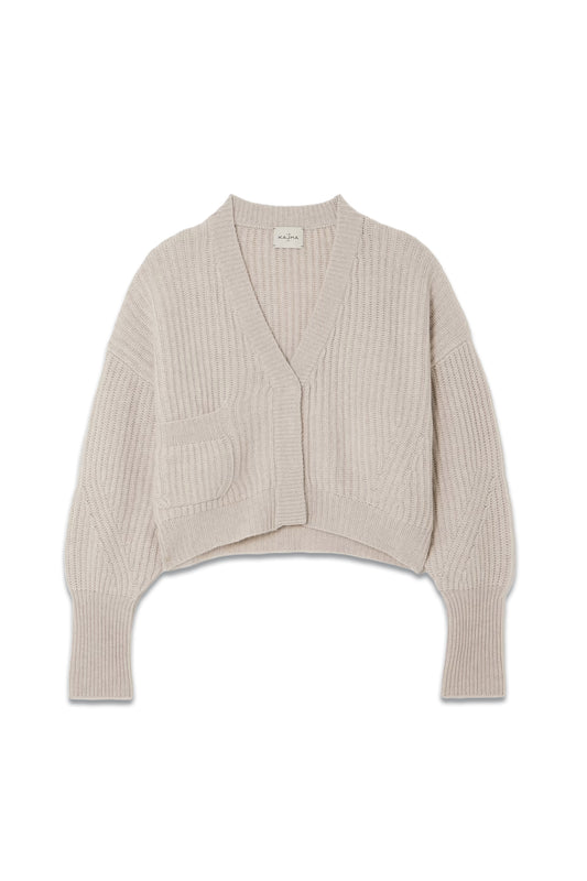 Monaco Ribbed Organic Cashmere Cardigan