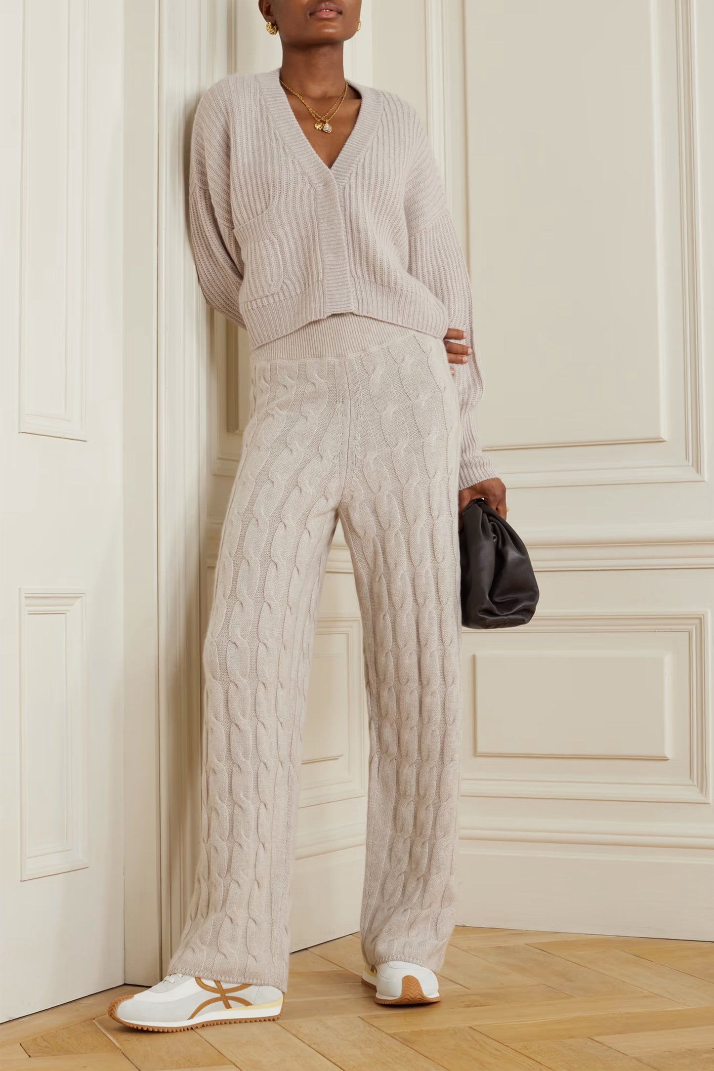Monaco Ribbed Organic Cashmere Cardigan