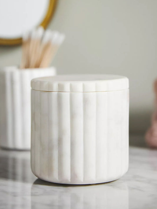 Malou Stone Bath Canister