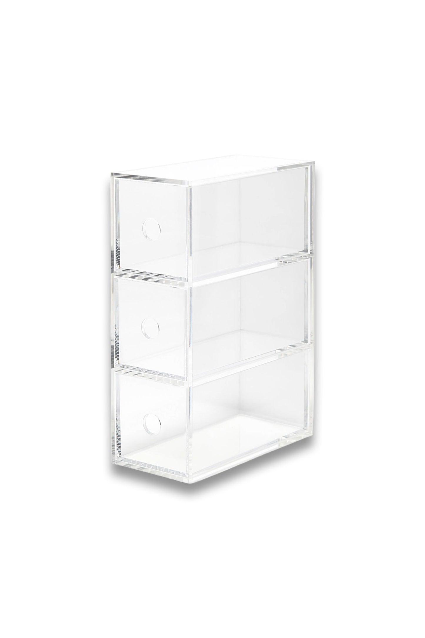 Acrylic 3 Drawer Unit