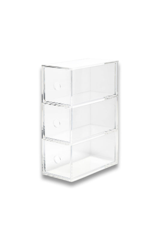 Acrylic 3 Drawer Unit