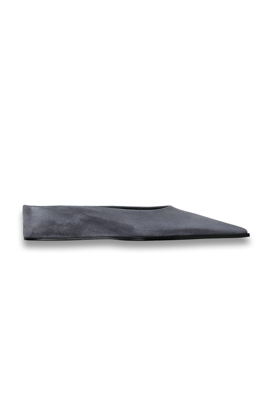 Pointed Suede Mules