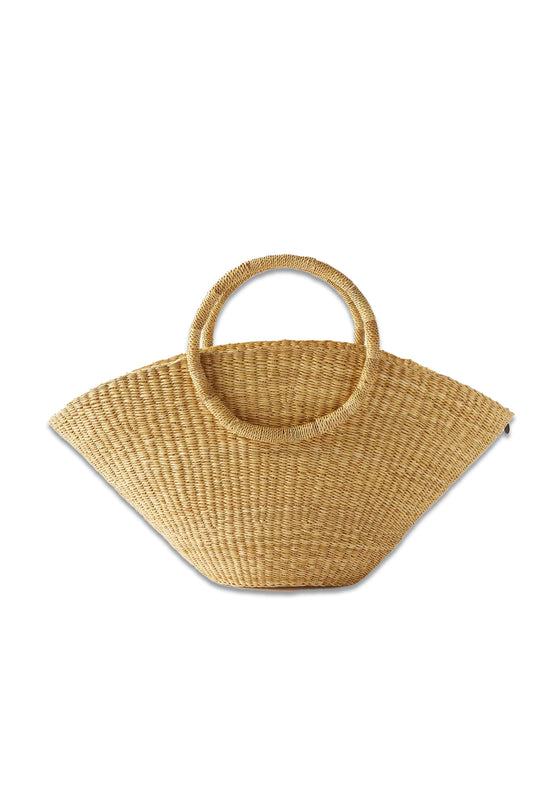 Lune Straw Basket Bag