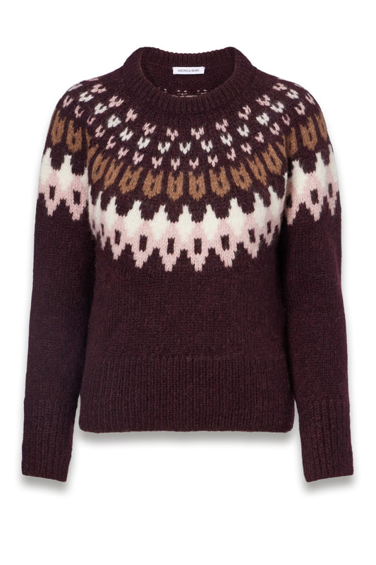 Anne Fair Isle Wool-Blend Sweater