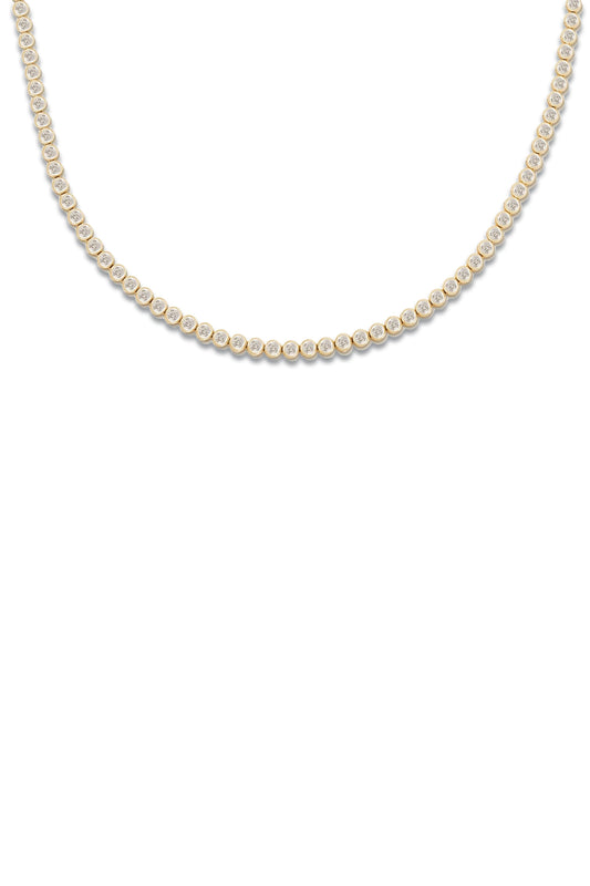 Micro-Pave Diamond Riviere Choker