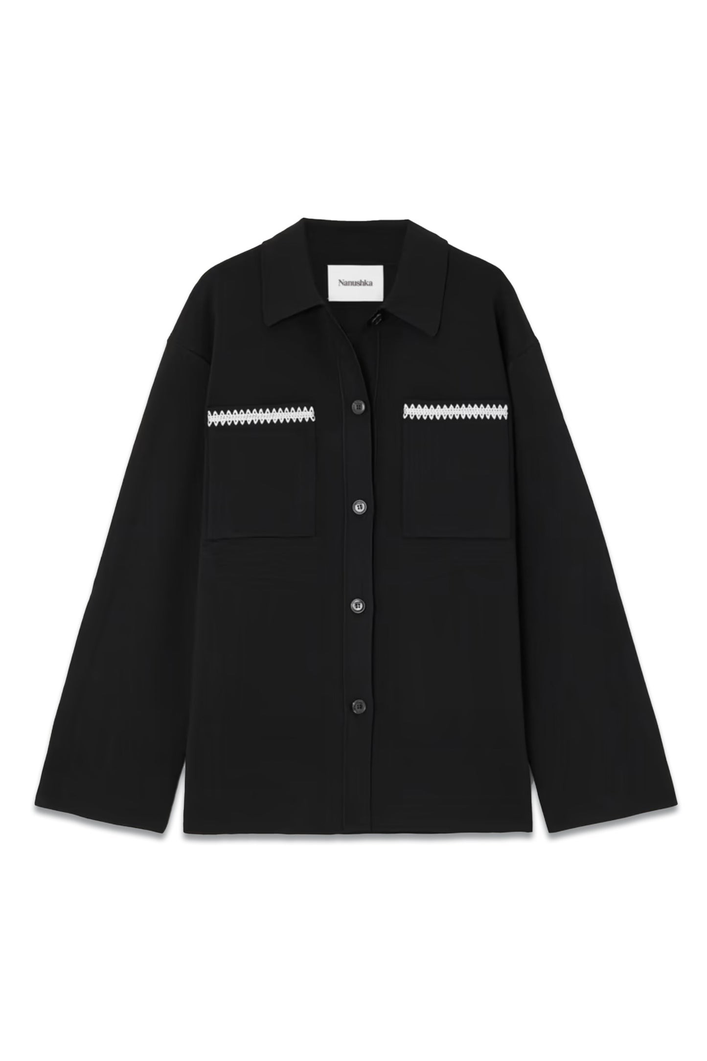 Silvia Embroidered Recycled Woven Shirt