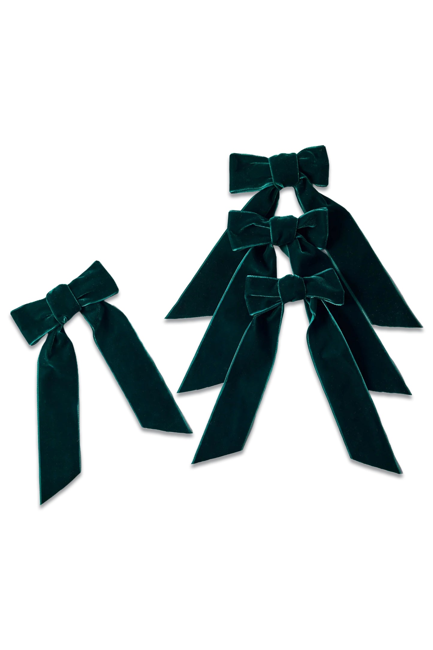Green Napkin Holder Bow (set of 4)
