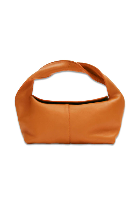 Nappa Leather Orange Croissant Bag