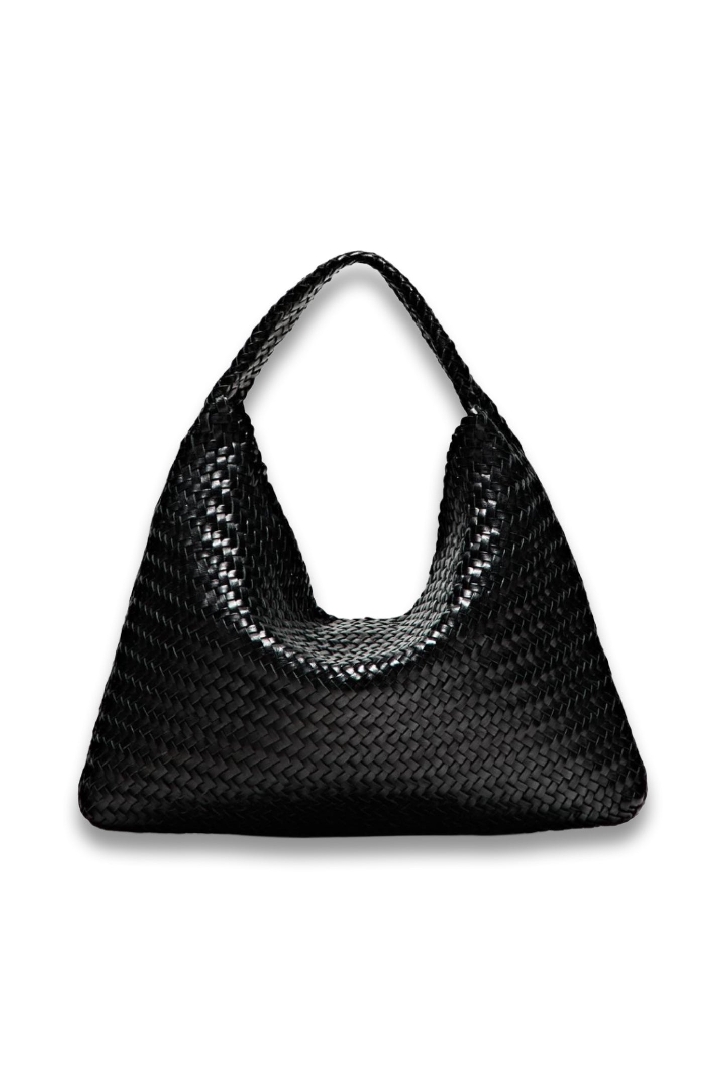 Braided Nappa Leather Shopper Bag
