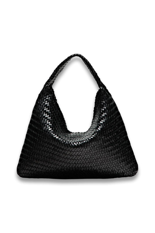 Braided Nappa Leather Shopper Bag