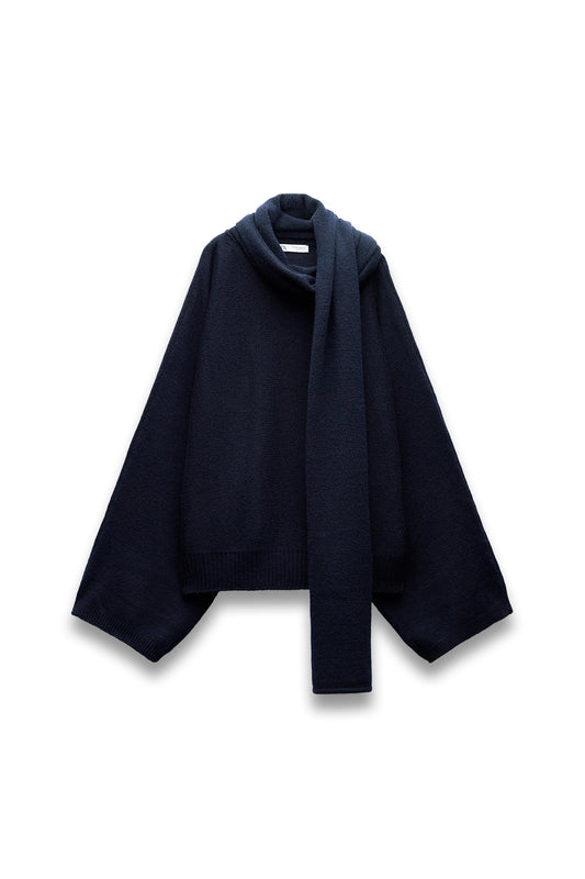 Wool Scarf Sweater