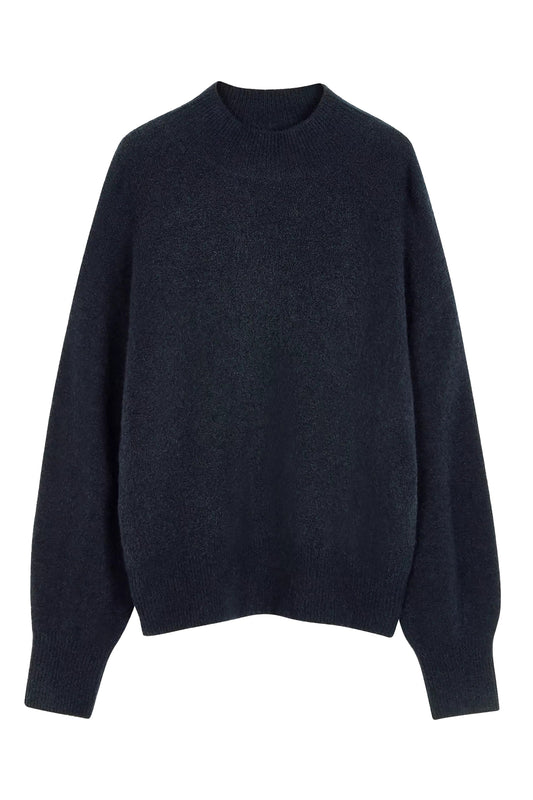 Evelyn Wool Blend Jumper, Midnight Navy