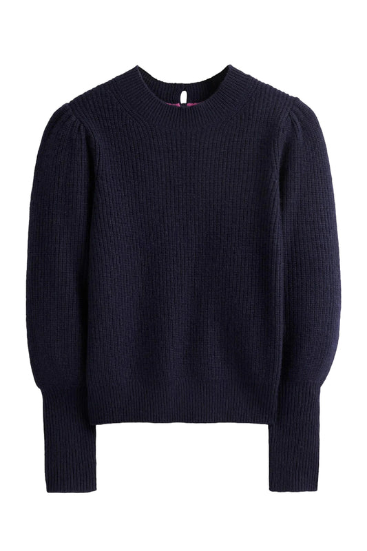 Key-Hole Cashmere Jumper