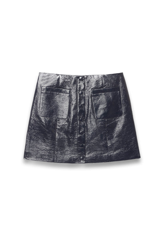 Nehir Skirt  Navy Blue
