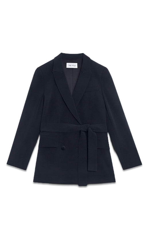 Clever Crepe Almeida Jacket Navy