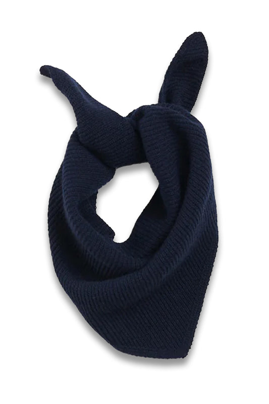 Navy Fionn Cashmere Foulard