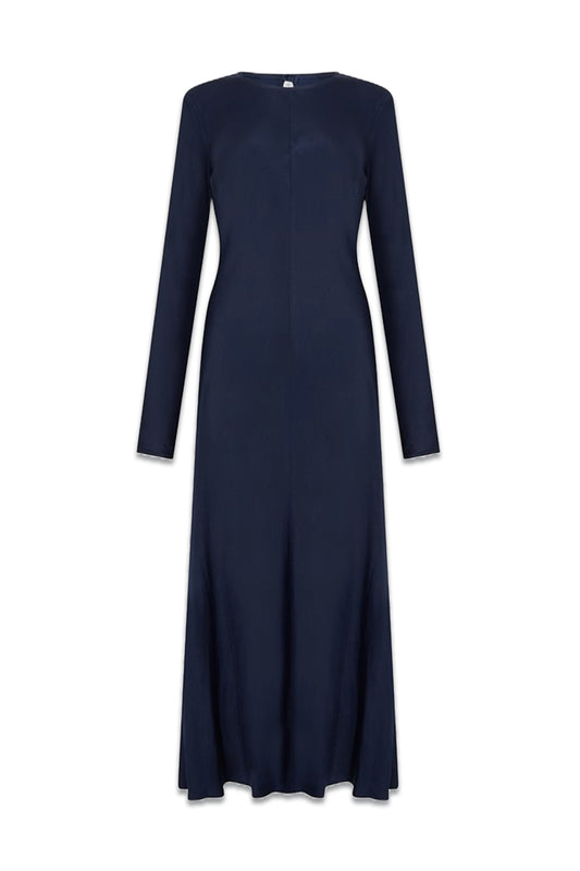 Ghost Mari Long Sleeve Dress, Navy