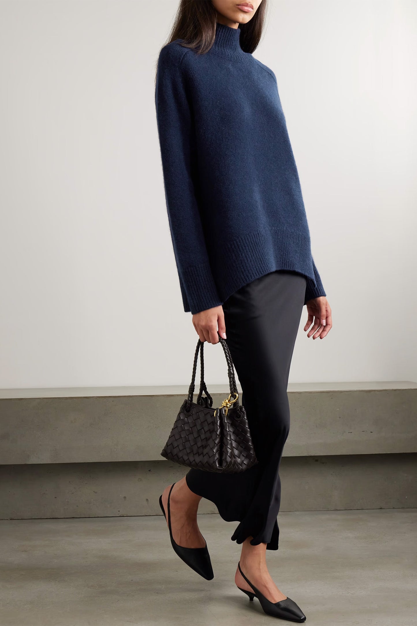 Edith cashmere turtleneck sweater