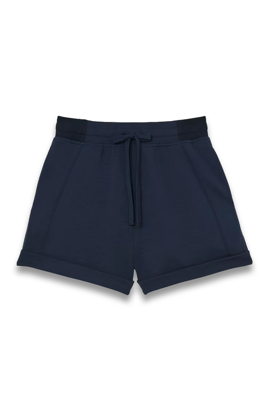 Drawstring Navy Shorts