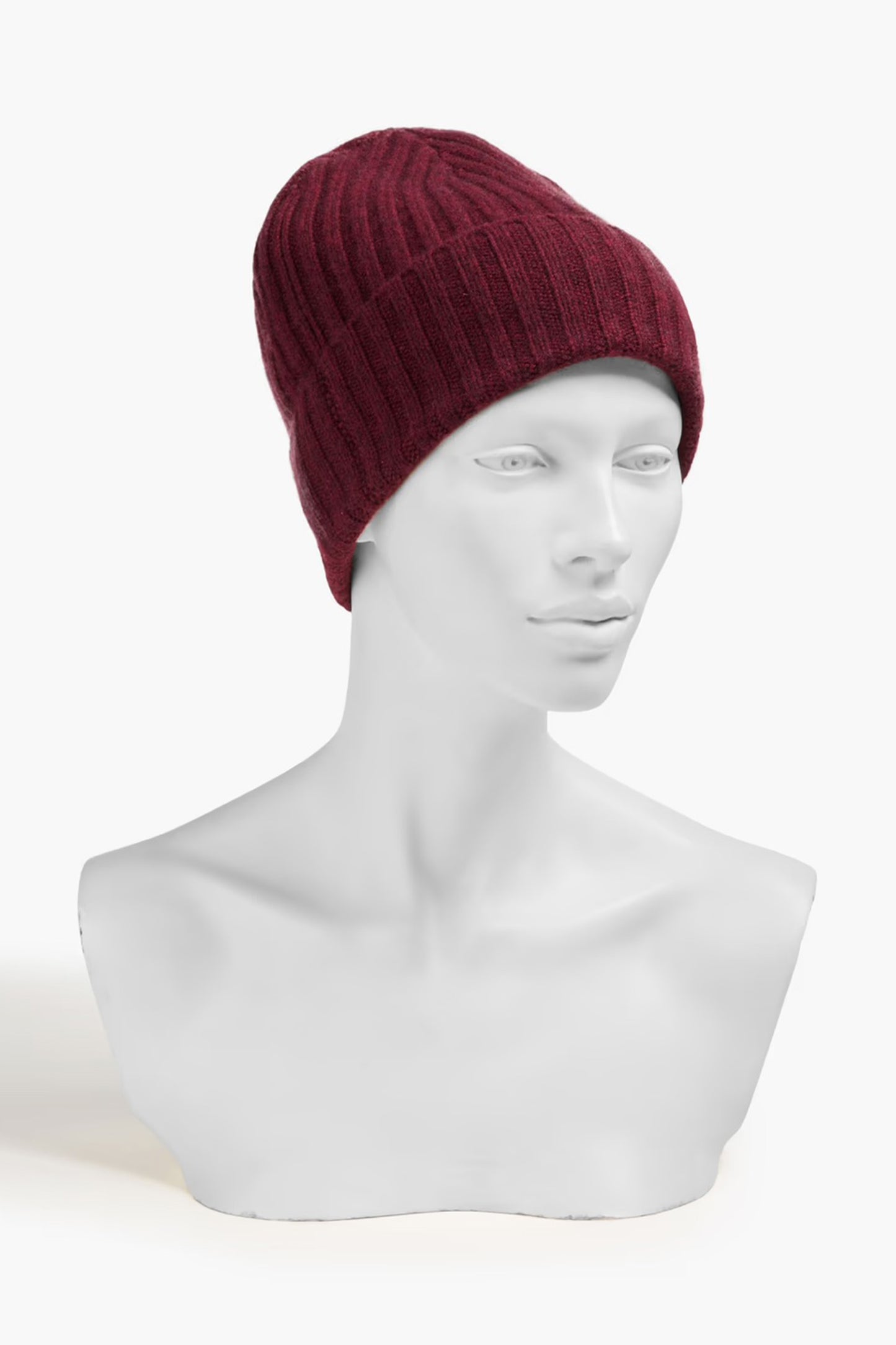 Ribbed Cashmere Beanie