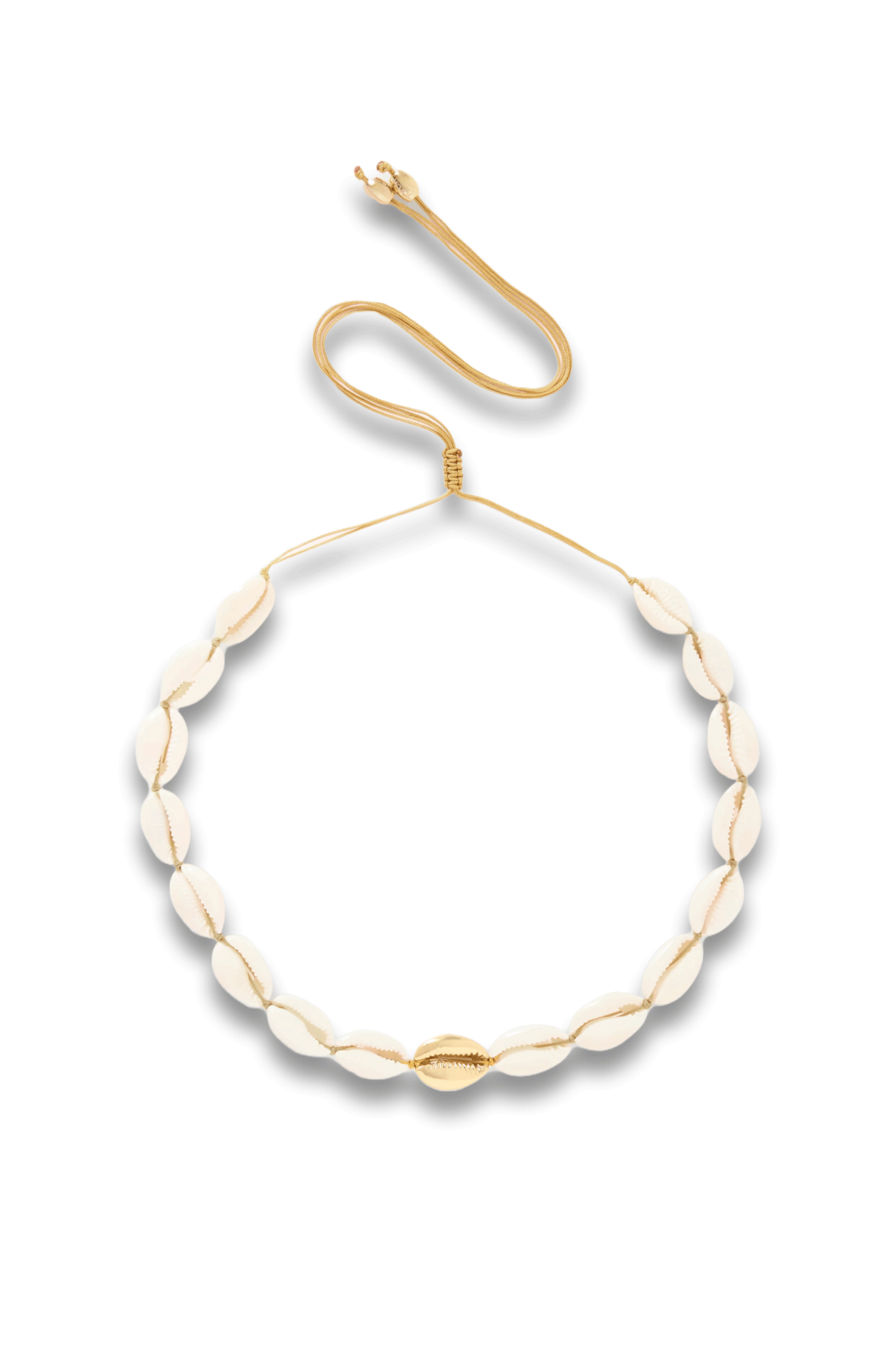 Concha Puka Gold-Plated Shell Necklace