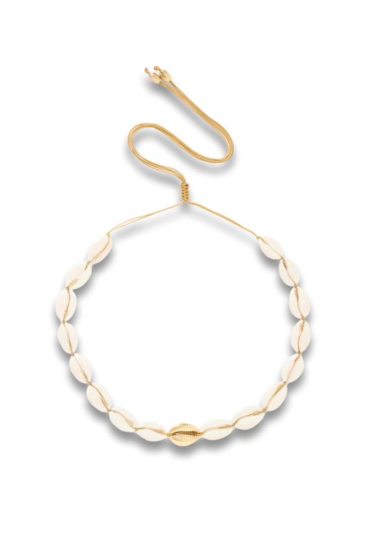 Concha Puka Gold-Plated Shell Necklace