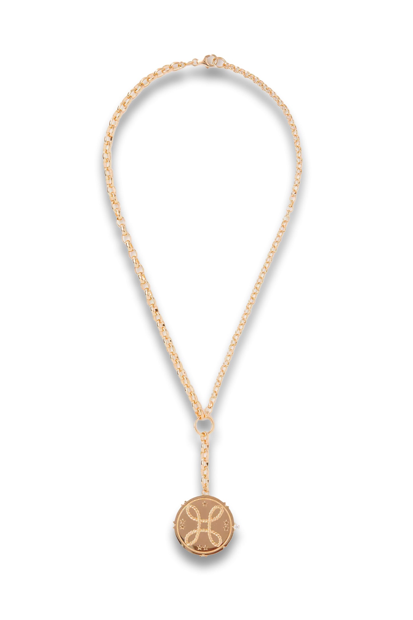 18ct Gold Love Pendant Necklace