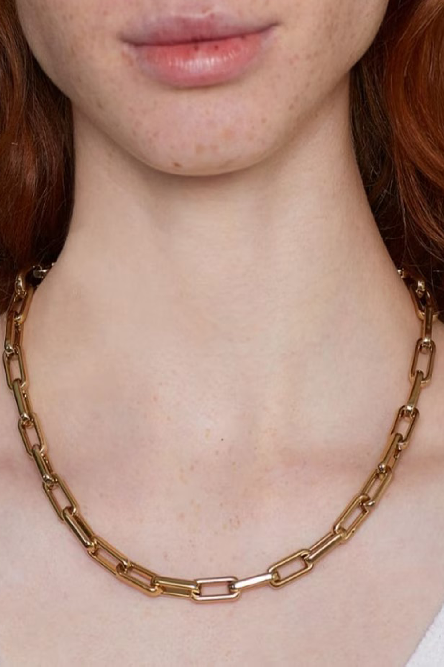 Chunky Mega Necklace in Gold