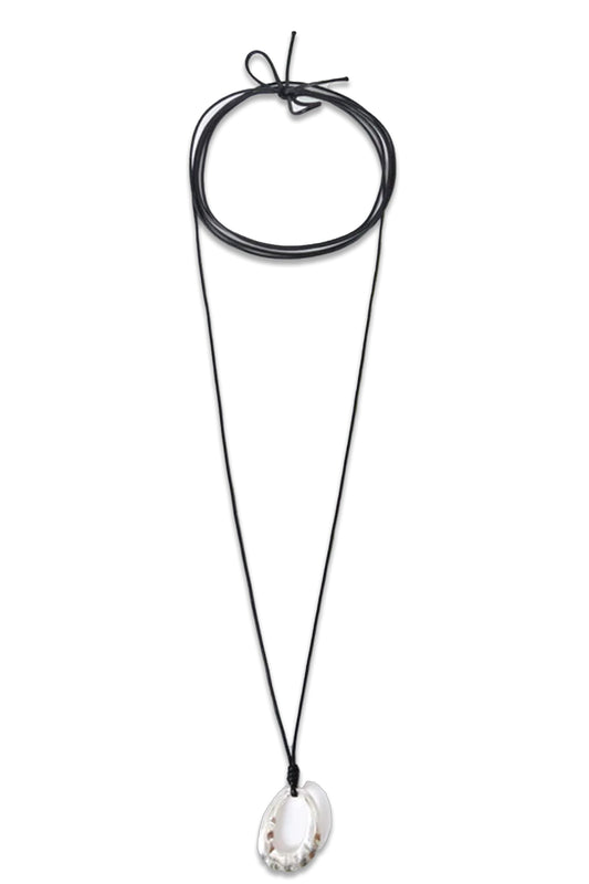 Rope Drop Pendant Necklace