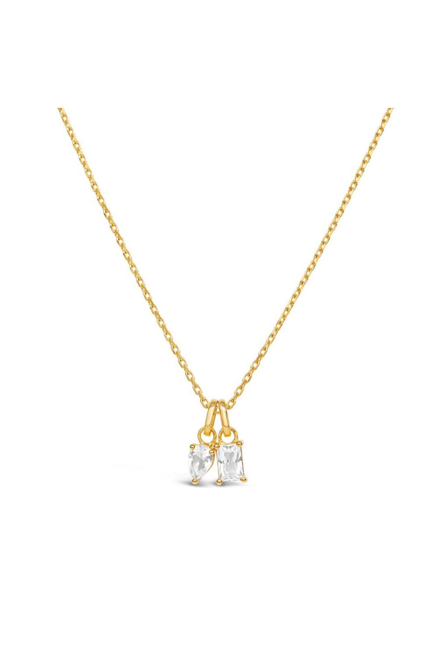 Gem-Set Duo Pendant
