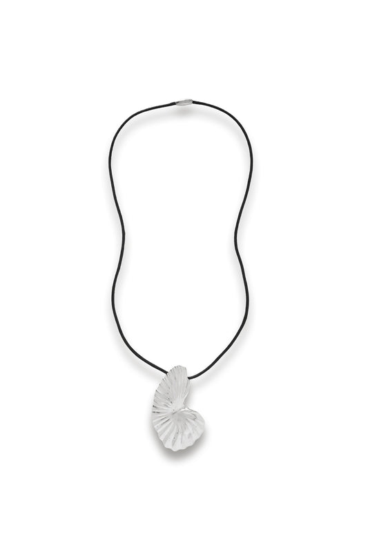 The Birth of Venus Sterling Silver and Cord Necklace