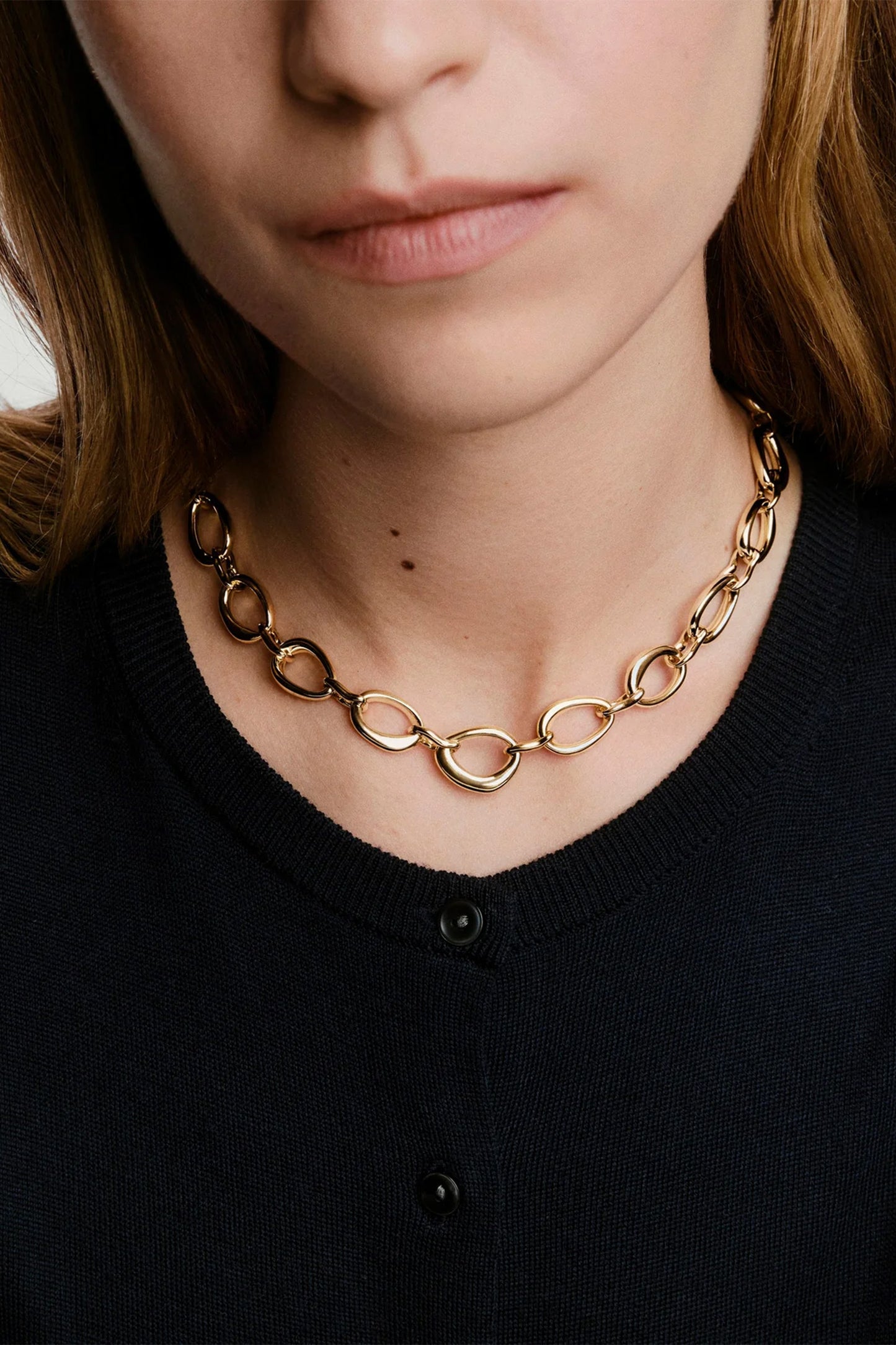 Organic Dôme Ripple Chain Necklace