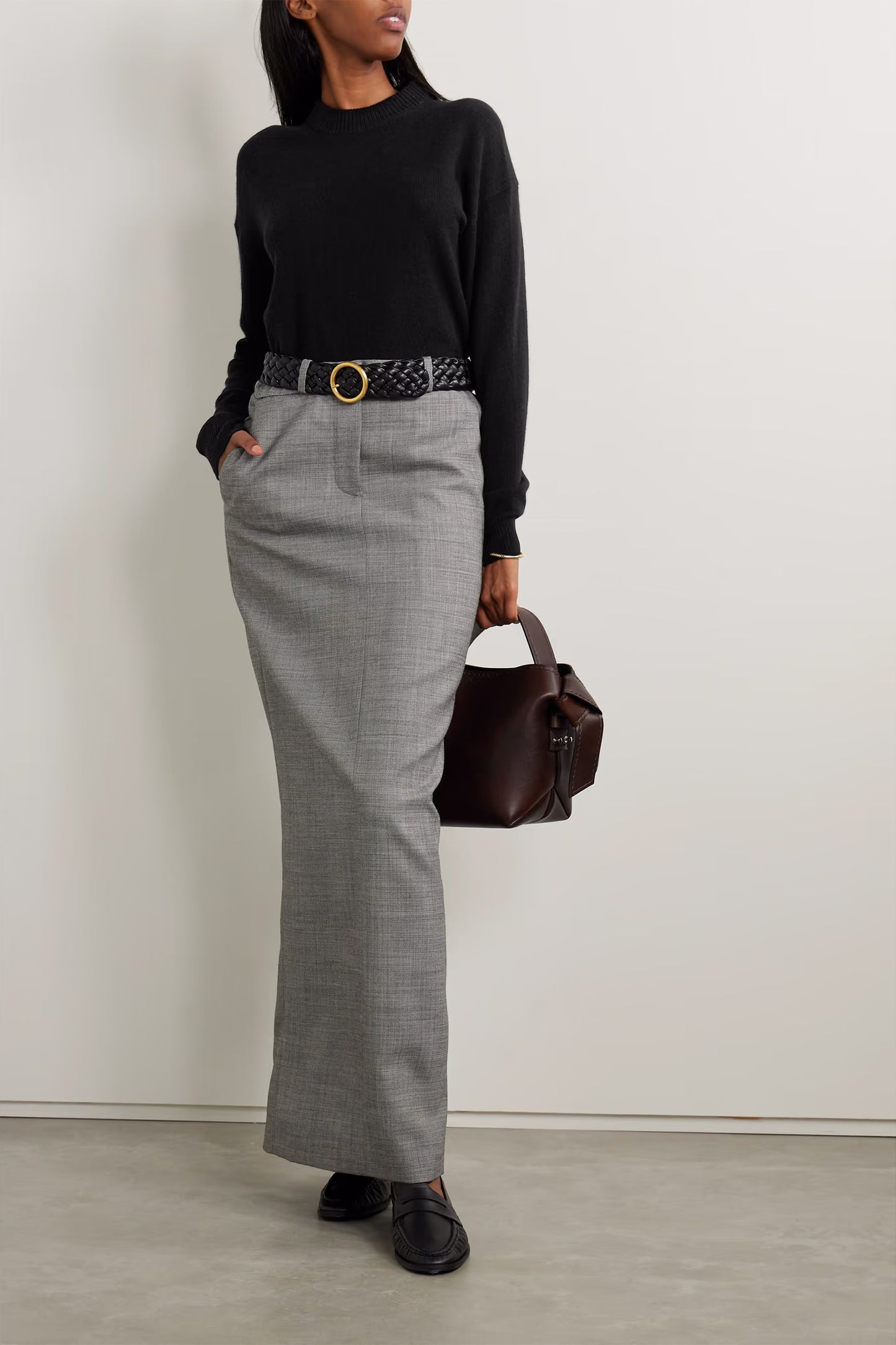 + NET SUSTAIN Wool and cashmere-blend sweater