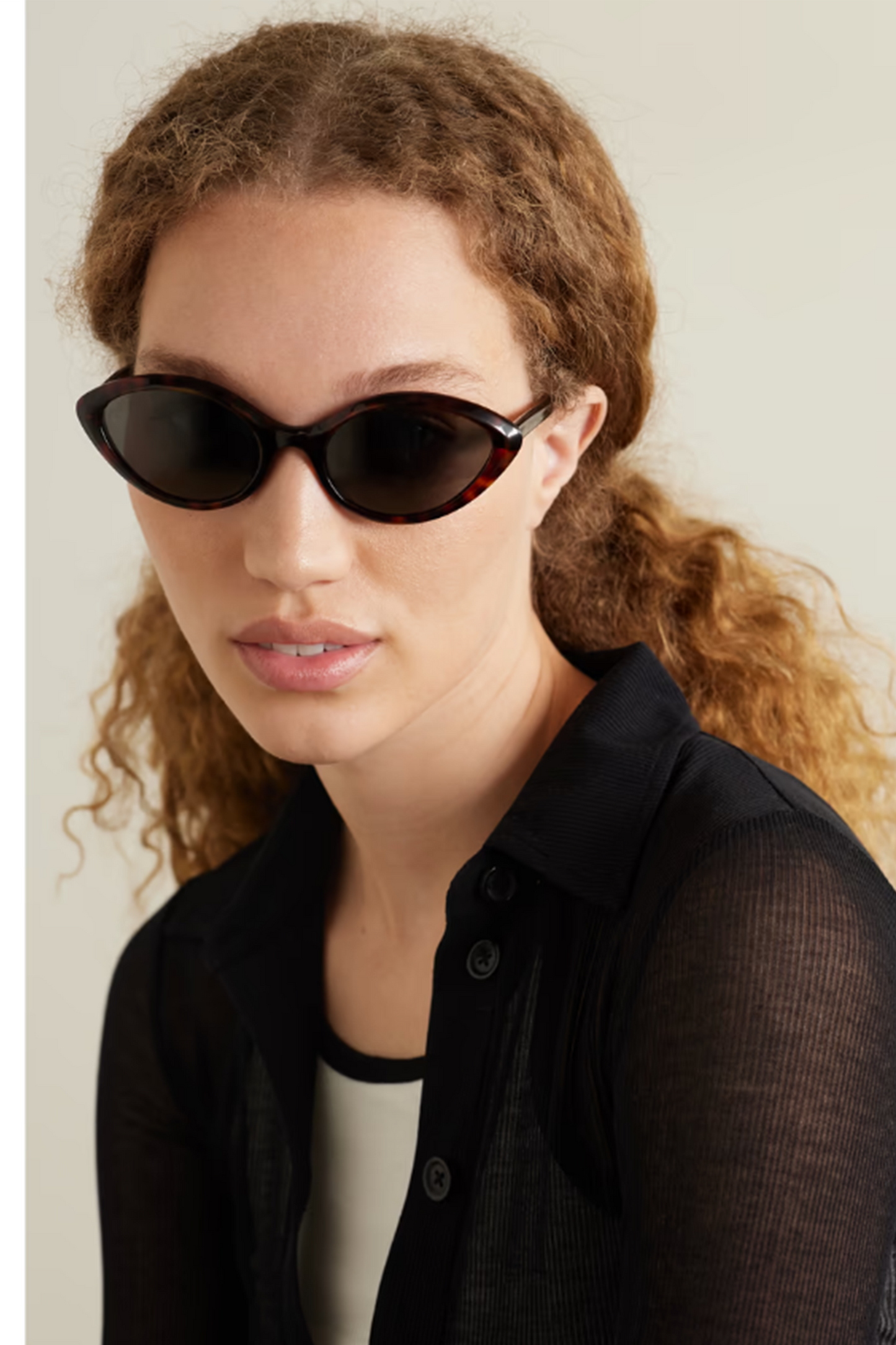 Cat-Eye Tortoiseshell Acetate Sunglasses