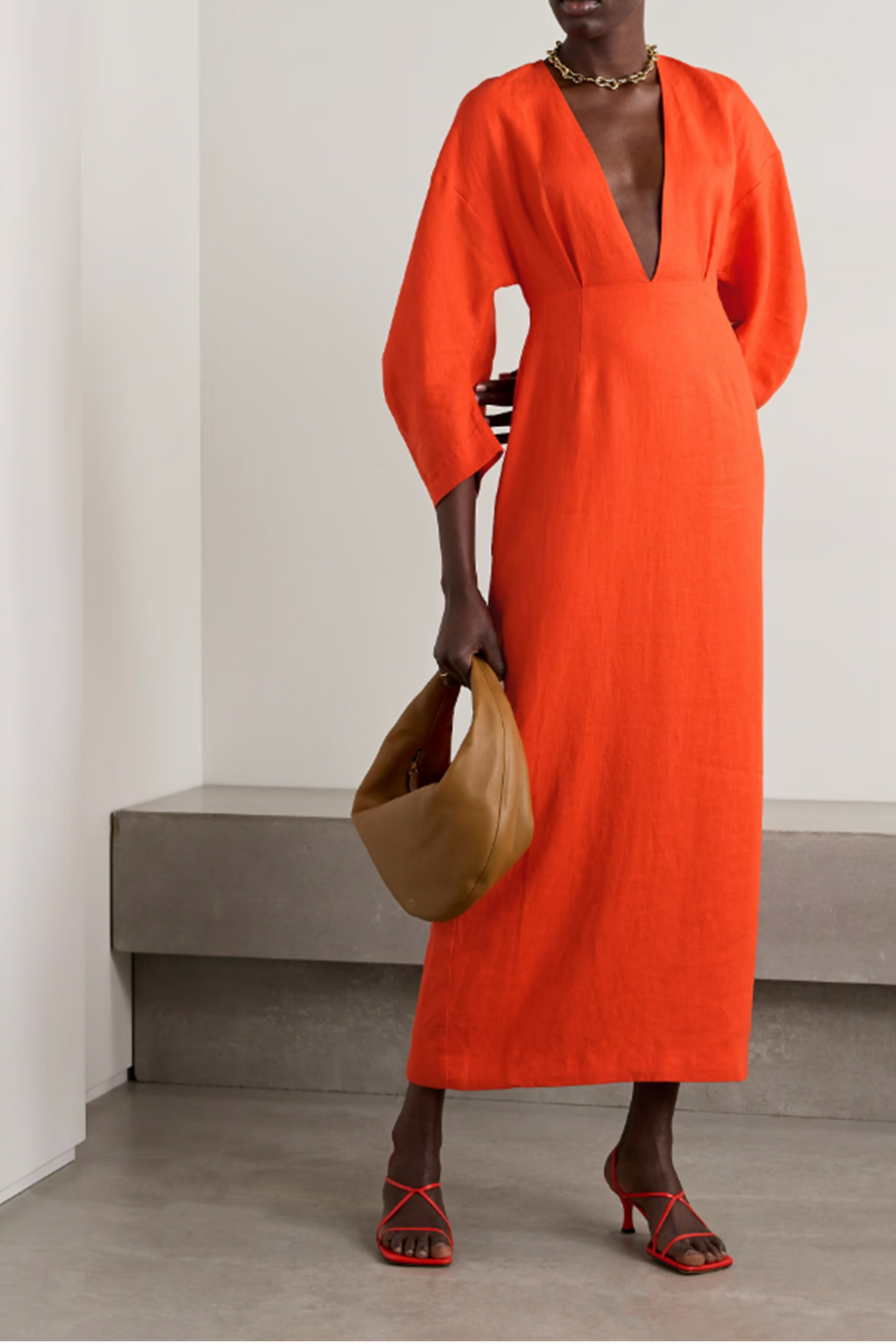 + NET SUSTAIN Irina Hemp Maxi Dress