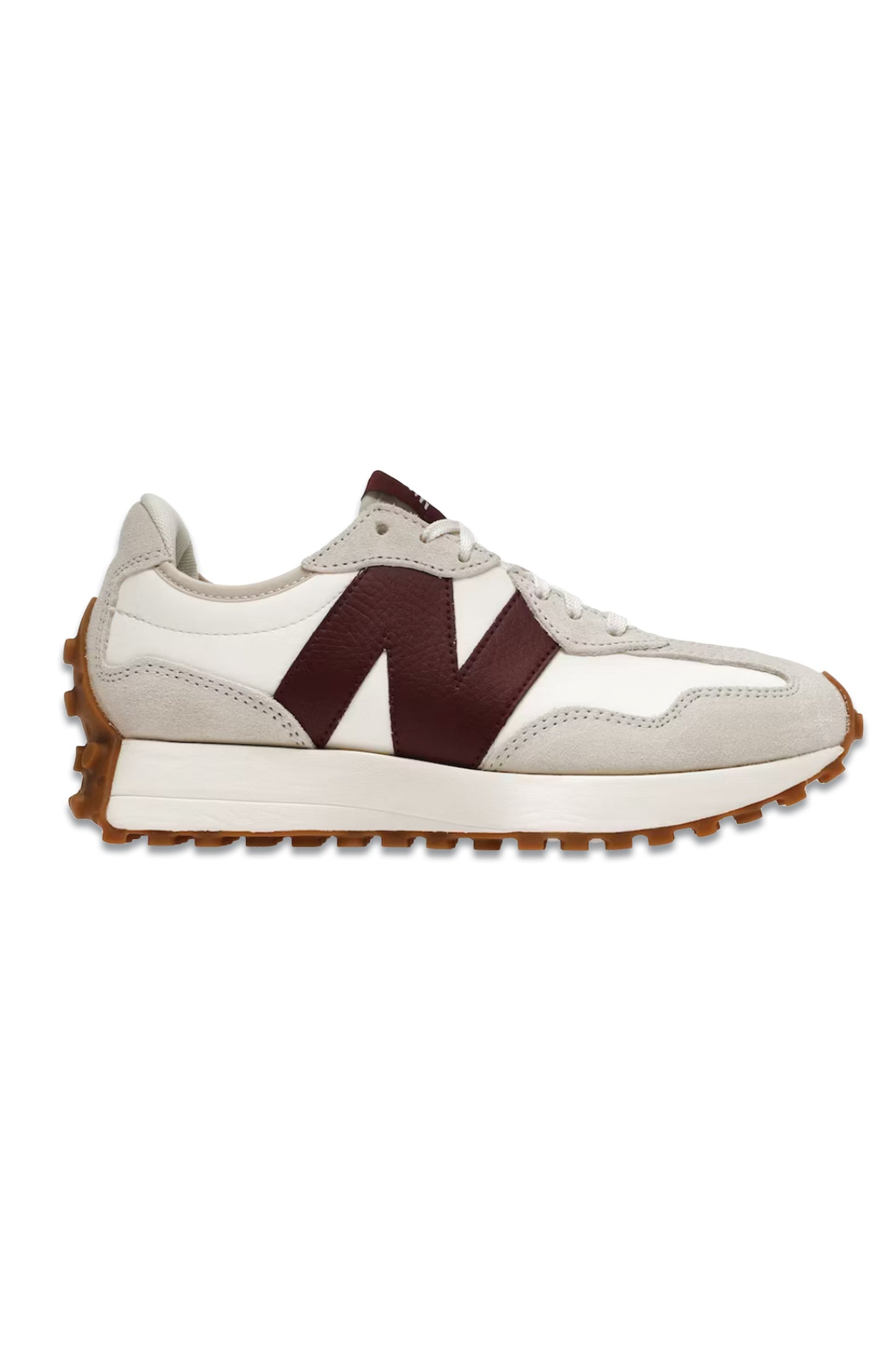 New Balance 327 Trainers In Off White And Burgundy