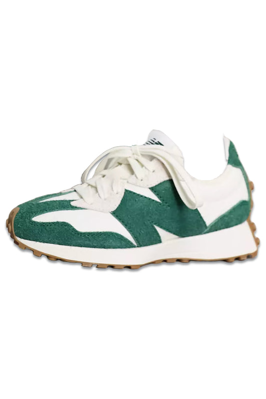 327 Trainers In White And Green
