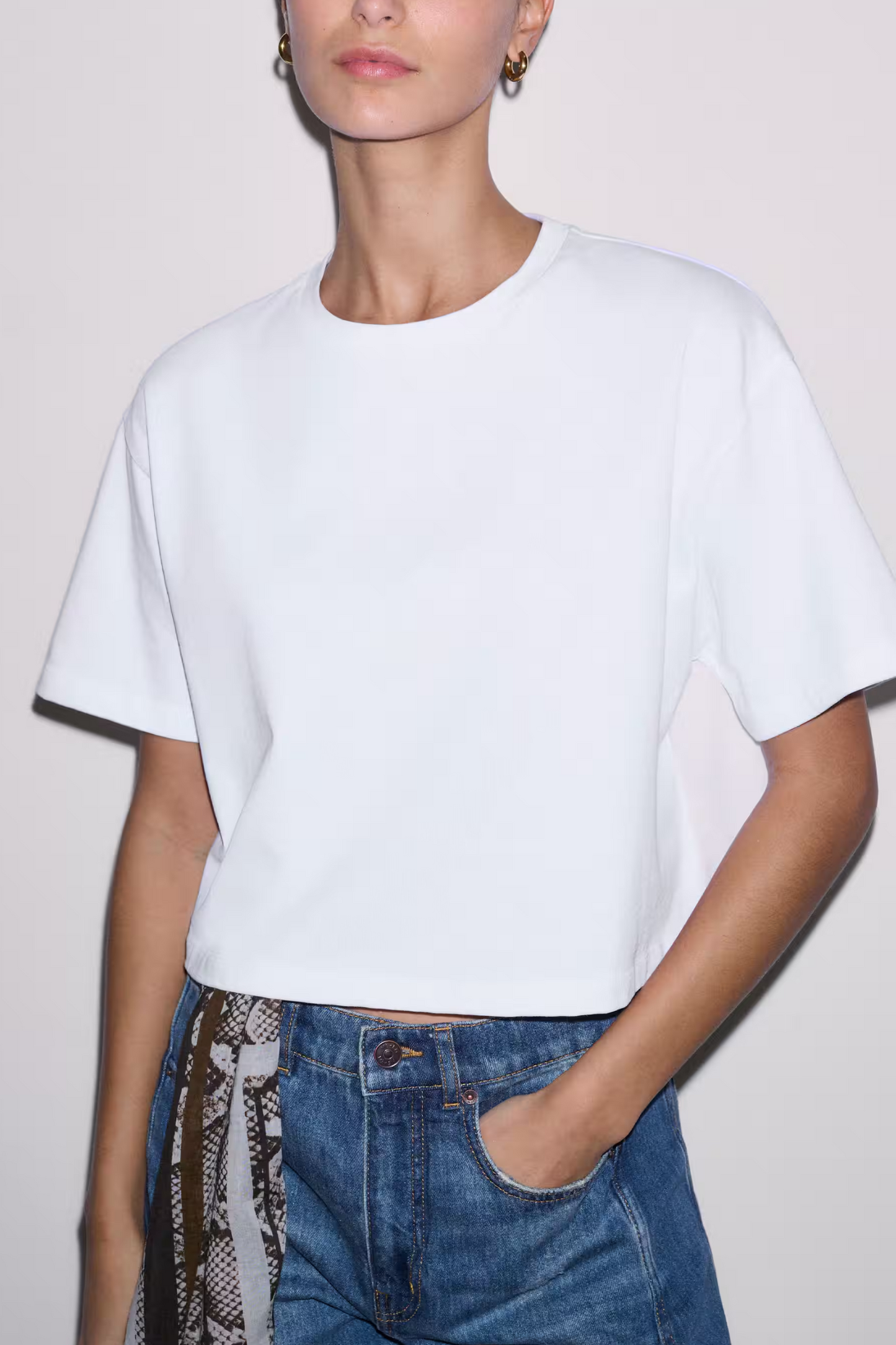 Relaxed Crop Tee