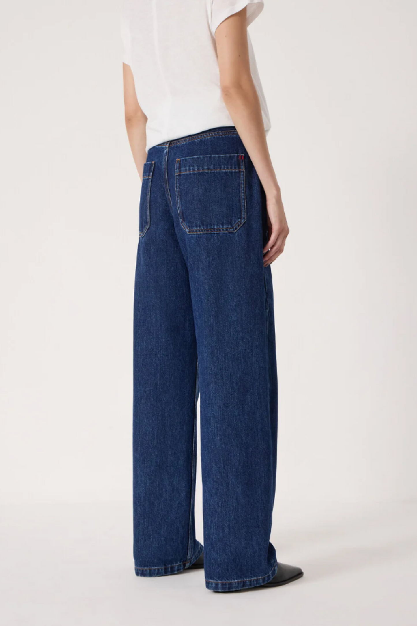Saskia Straight Seamed Jeans