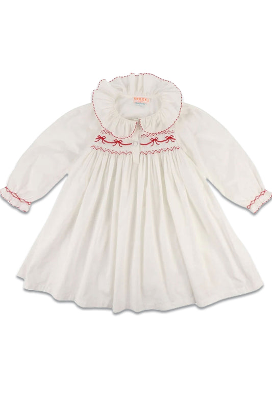Nightingale Dress Moonstone With Bows