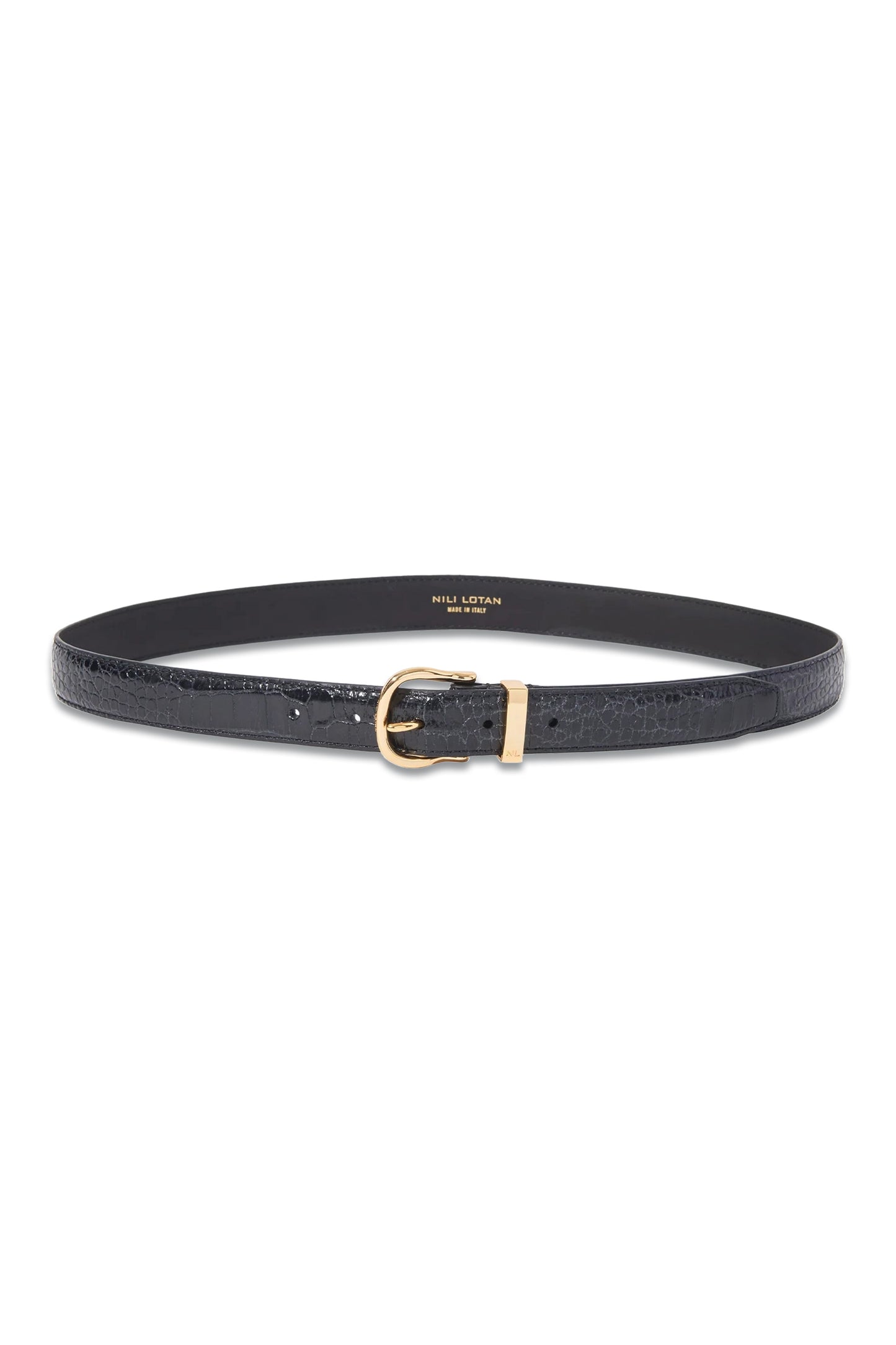 Louise Belt - Croc Embossed Calfskin