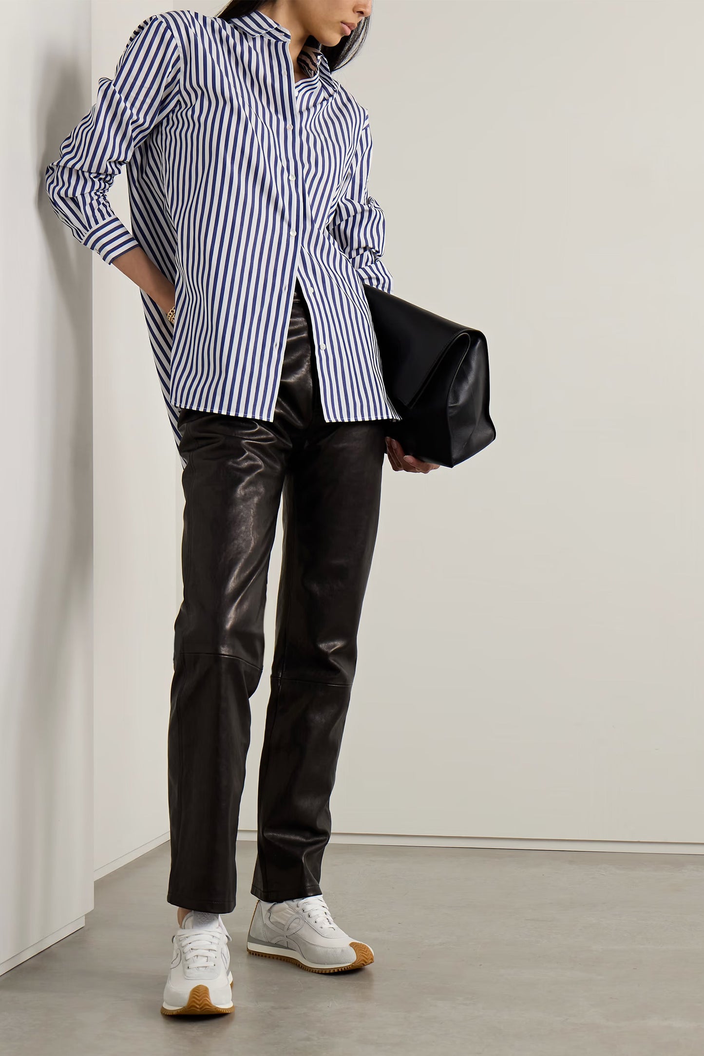 Yorke Striped Cotton-poplin Shirt