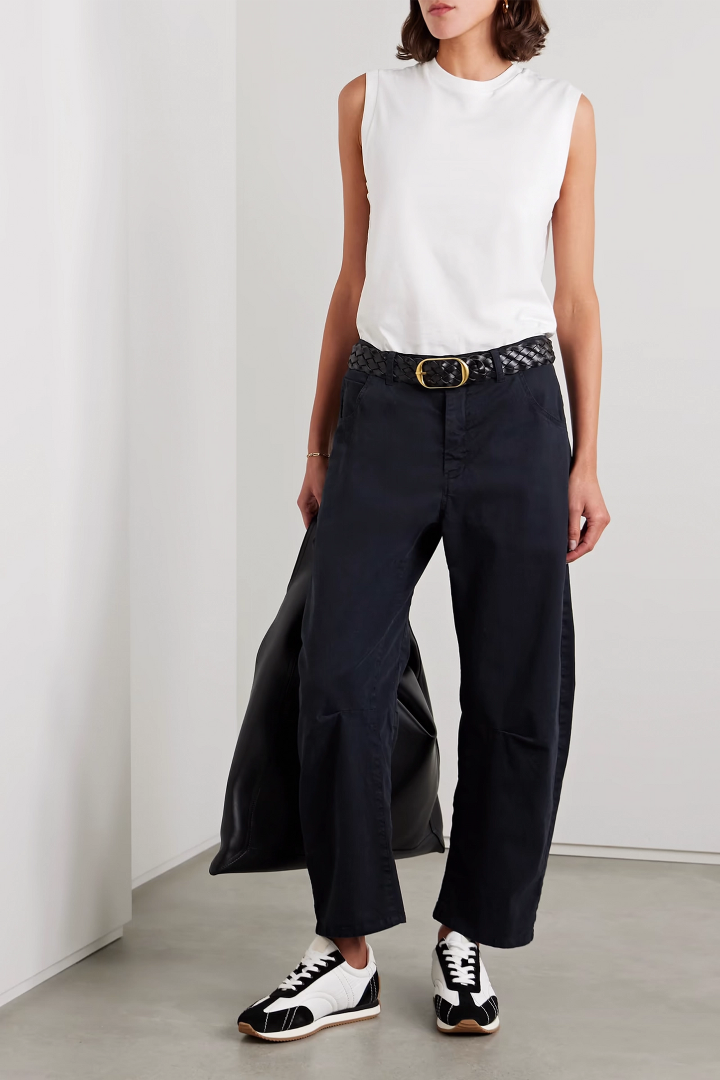 Emerson Cotton-blend Twill Tapered Pants
