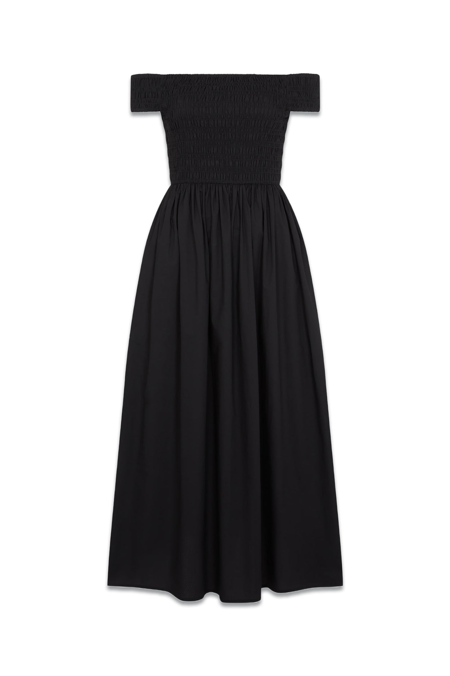 Black Bardot Amanda Midi Dress