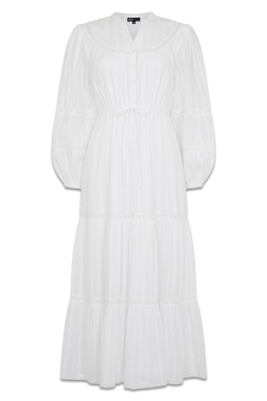 Cotton Midi Shirt Dress