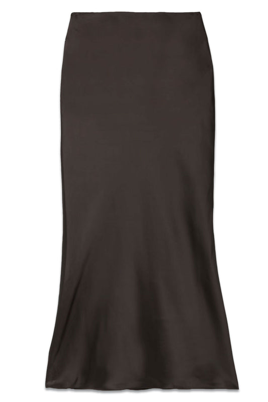 Obie Satin Midi Skirt