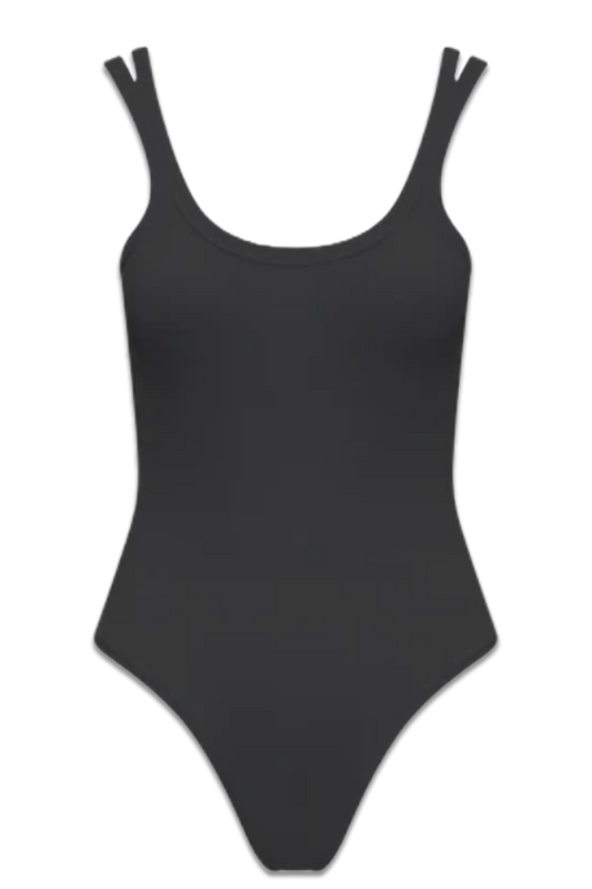 The Organic Cotton Classic Bodysuit - Black