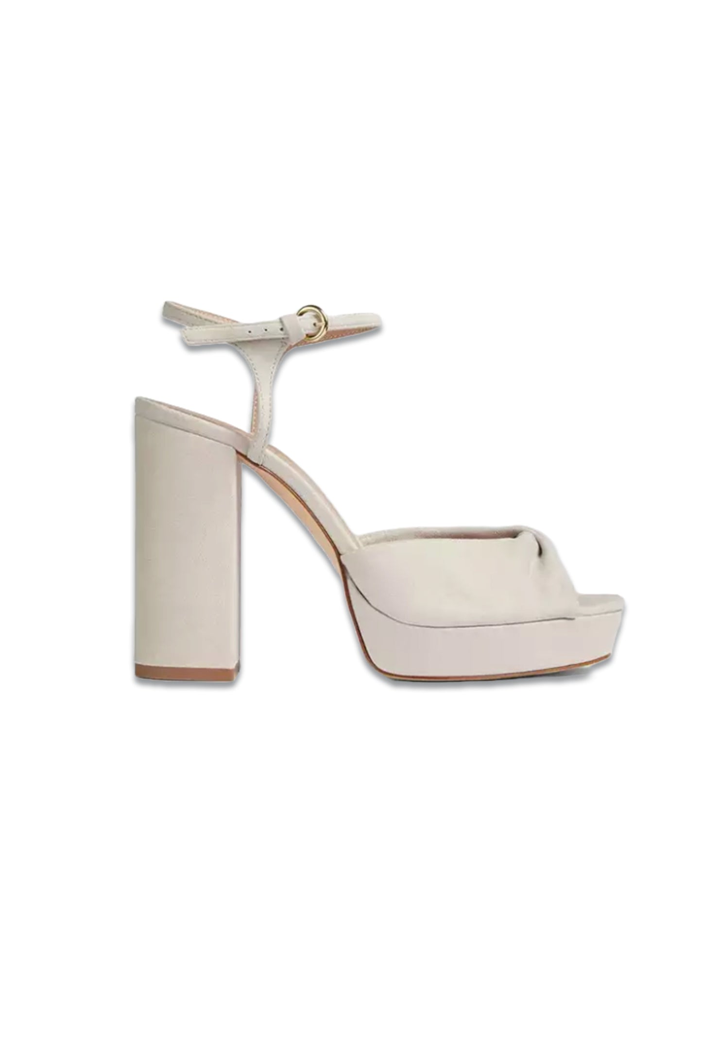 Rosa Metallic Suede Platform Sandals