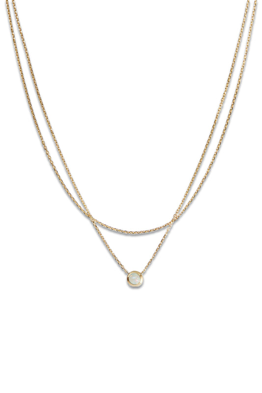 Layered Opal Necklace